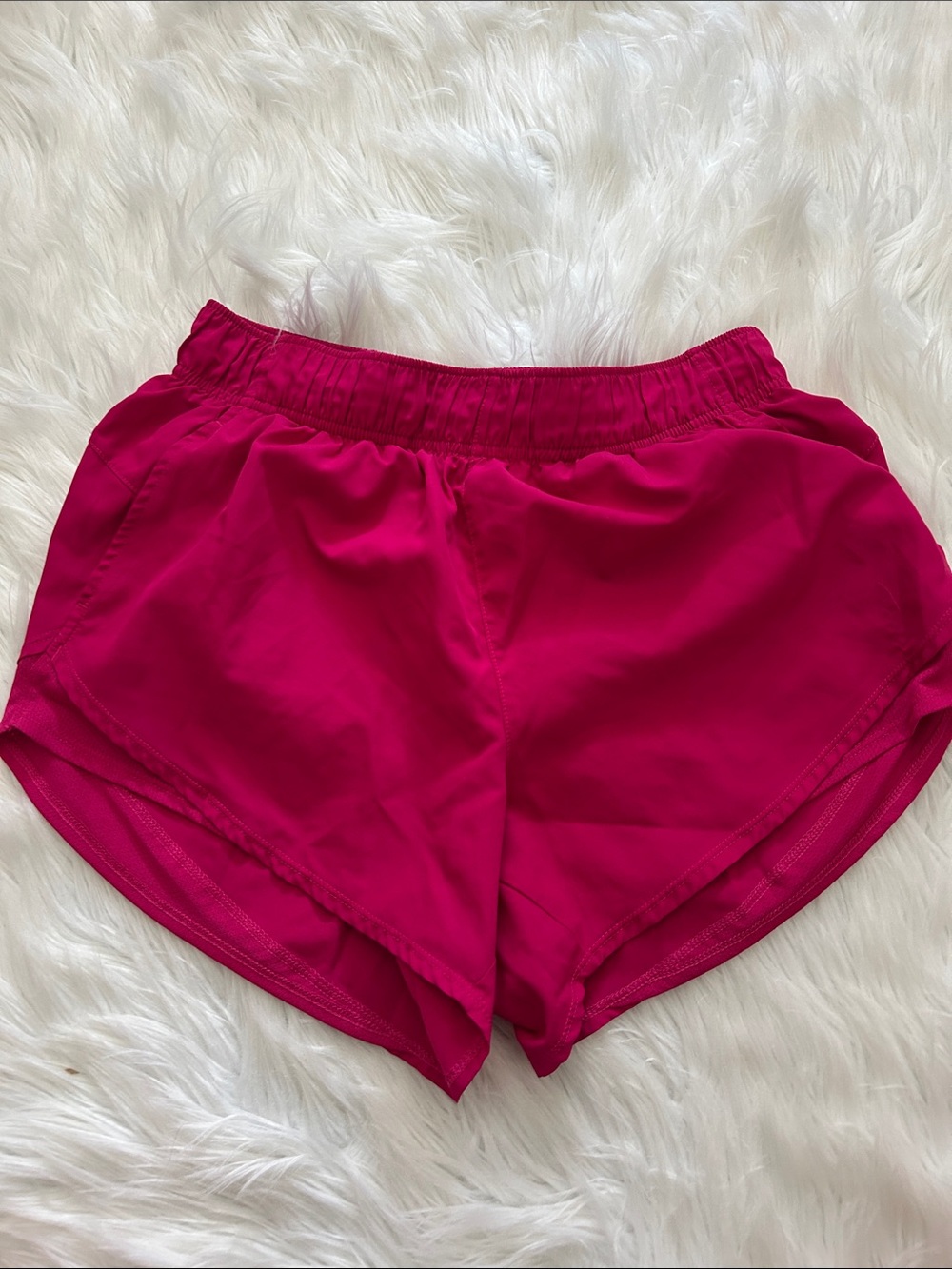 Set of 2 Athletic Works Women's Deep Plum & Pink Athletic Shorts - Picture 4 of 6